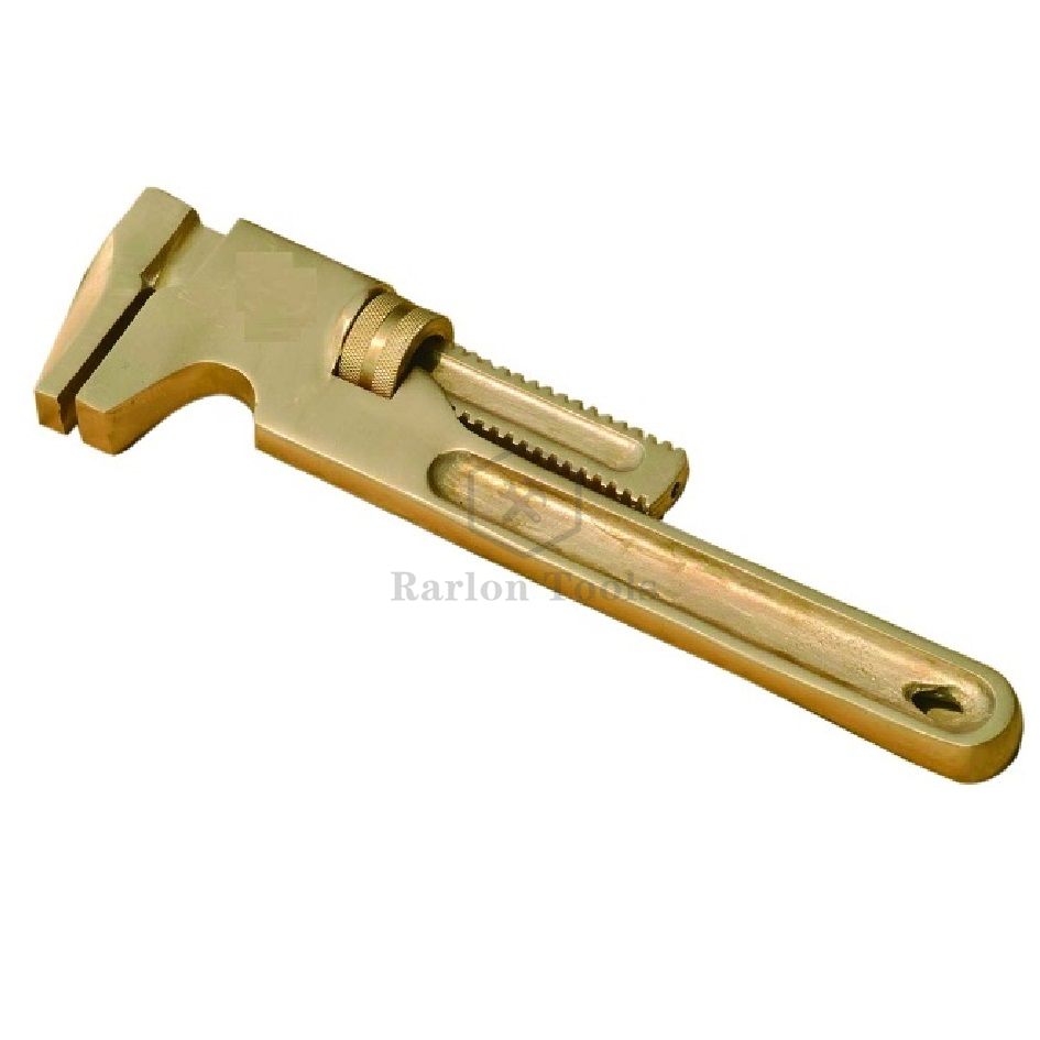 見事な創造力 スイフトモール 店Ampco Safety Tools W-215 Bronze Pipe Wrench, Non-Sparking,  Non-Magnetic, Co