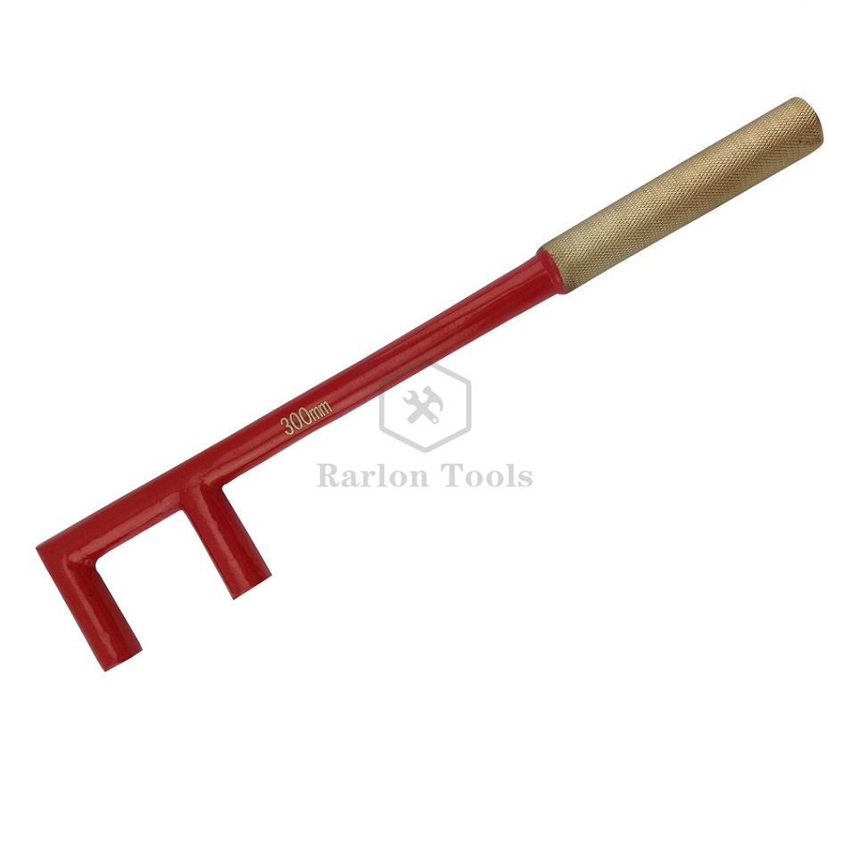 Anti Slip F wrench Valve Spanner handle beryllium copper non sparking safety hand tools No.1077